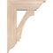 Ekena Millwork Imperial Traditional Smooth Bracket w/ Offset Brace, Douglas Fir, 7 1/2"W x 22"D x 30"H BKT0806X22X30IMP01SDF - alternate 3